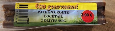 Pâté en croûte cocktail 2 olives