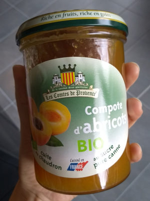 Compote d’abricots bio