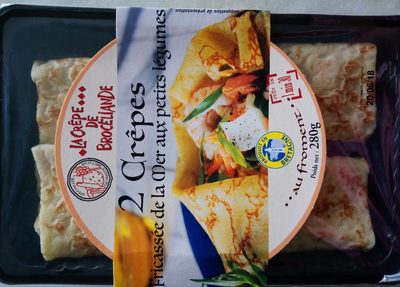 Crêpe Fricassée de la Mer aux petits légumes