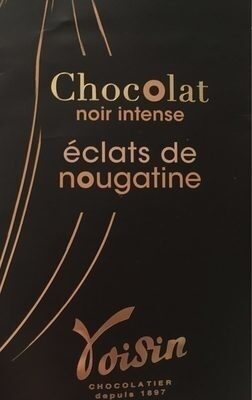 Chocolat noir intense nougatine