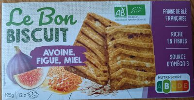 Le Bon Biscuit Avoine, Figue, Miel