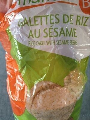 Galette de riz au sésame