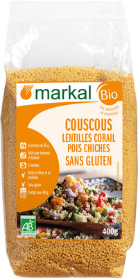 Couscous Lentilles Corail Pois Chiches