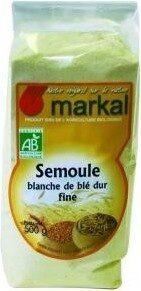 Semoule Blanche De Ble Dur
