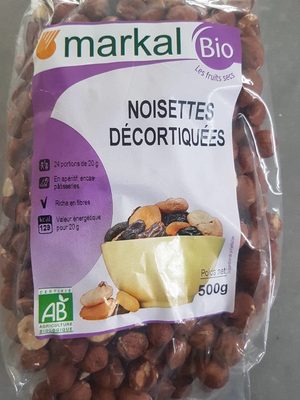 Noisettes décortiquées