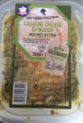 Lasagne chevre epinards