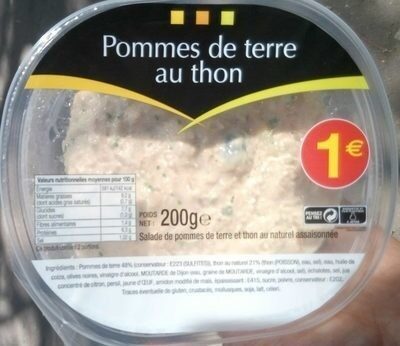 Pommes de terre au thon
