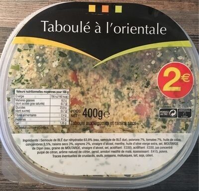 Taboulé à l'oriental