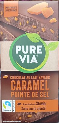 Chocolat au lait saveur caramel pointe de sel