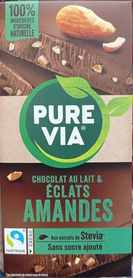 Chocolat au lait et amandes