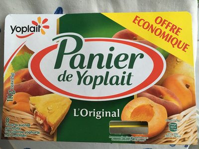 Panier de Yoplait - Fruits jaunes
