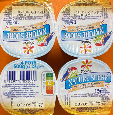 Yaourt Nature sucré