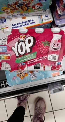 Yaourt à boire sucré aromatisé