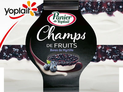 Panier de Yoplait - Champs de Fruits - Baies de Myrtilles