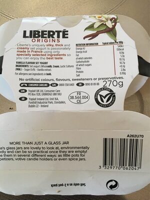 French style yogurt vanilla