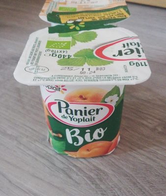 Panier de Yoplait abricot