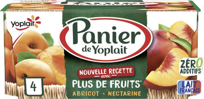 Panier de Yoplait Plus de fruits
