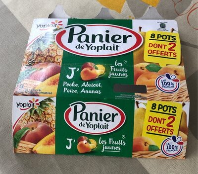 Yaourt sucré, aux fruits aromatisé