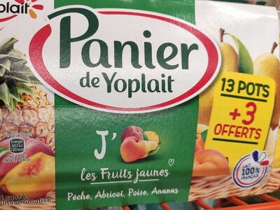 Yaourt sucré, aux fruits aromatisé