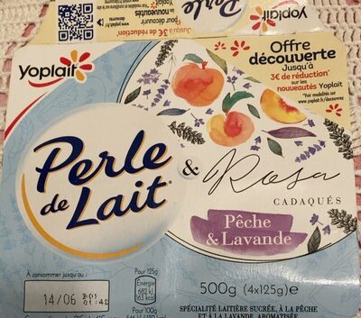 Perle de lait pêche et lavande