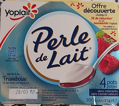 Perle de Lait sur lit à la Framboise