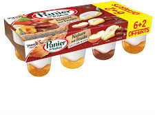 Panier de Yoplait - Nature sur fruits ÉDITION HIVER Pomme Poire Marron 6 x 140 g