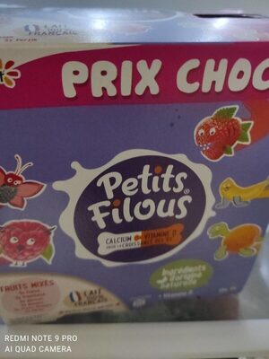 Petits filous fruits mixés