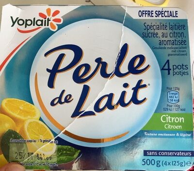 Perle de lait citron