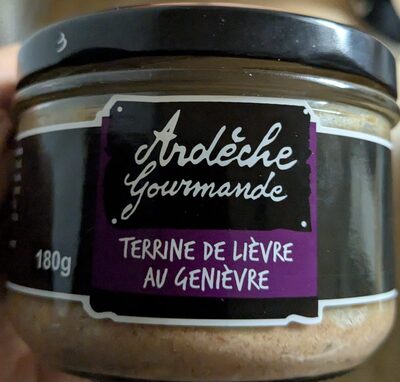 Terrine de lièvre au genièvre