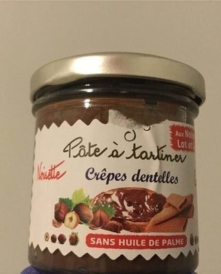Pâte à tartiner crêpes dentelles