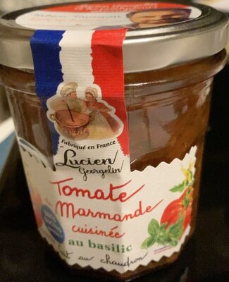 Tomate de marmande cuisinée au basilic
