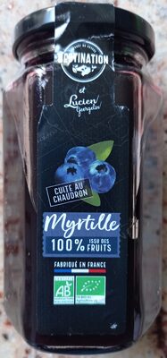 Les fruits bio - Confiture myrtilles sauvages