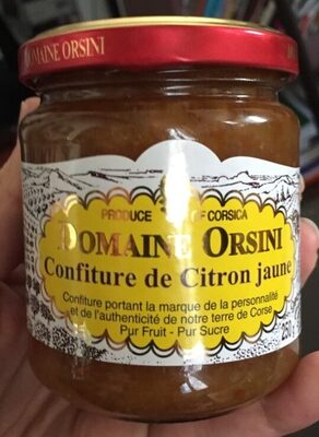Confiture de citron jaune