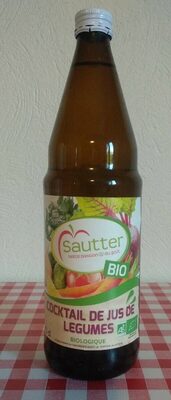 Cocktail de jus de legumes bio SAUTTER