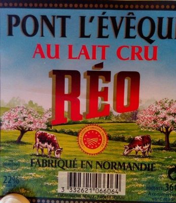 Pont l'Évêque au lait cru Réo