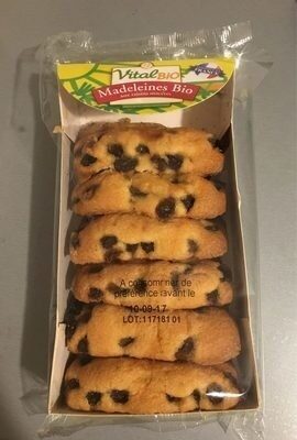 Madeleines Bio aux raisins macérés