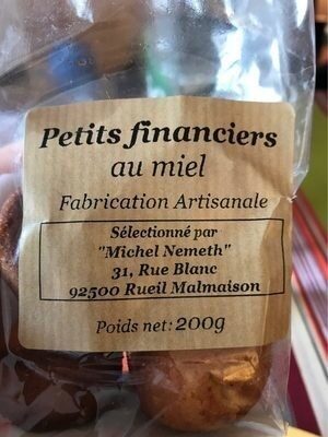 Petits financiers au miel