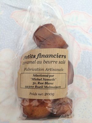Petits financiers caramel au beurre salé