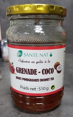 Infusion en gelée a la grenade coco