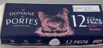 12 oeufs extra frais
