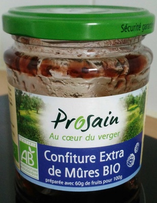Confiture Extra de Mûres BIO