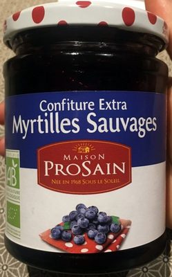 350G Confiture Extra De Myrtilles