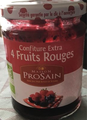 Confiture Extra 4 Fruits Rouges