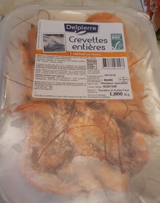 Crevettes entières