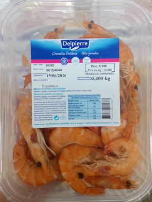 Crevettes entières