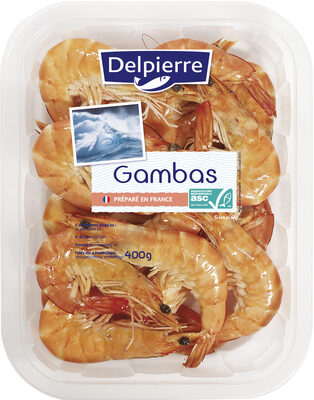 Gambas cuites 30/40 400 g