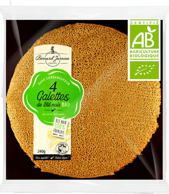 4 galettes de blé noir bio