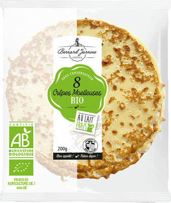8 CREPES MOELLEUSES BIO