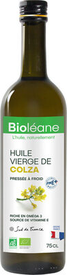 BIOLEANE - HUILE VIERGE DE COLZA BIO