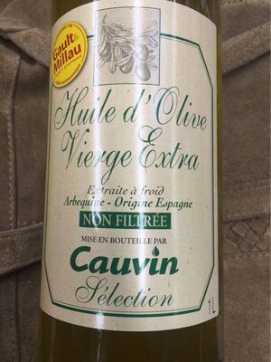 Huile d'olive vierge non filtrée Cauvin